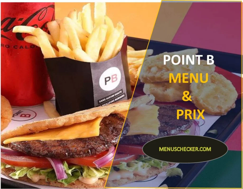 POINT B MENU FRANCE