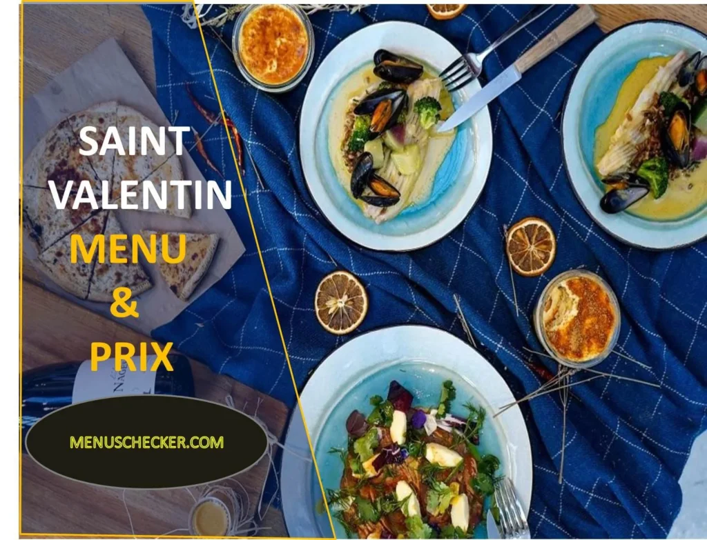 SAINT VALENTIN MENU AND PRIX FRANCE