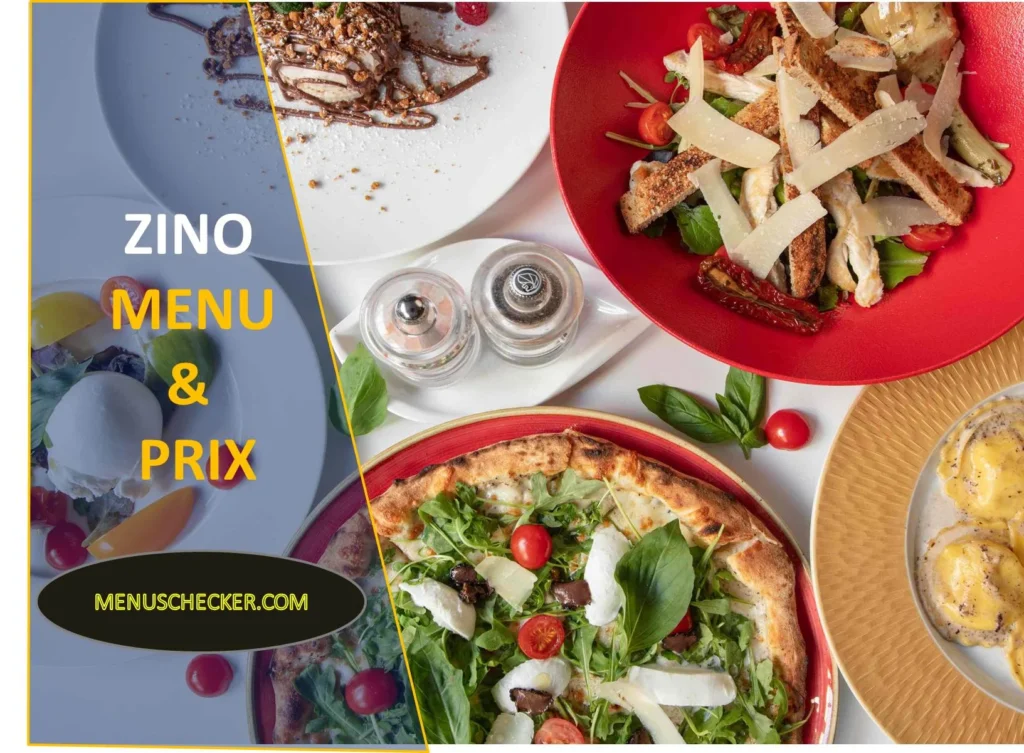 zino menu and prix france