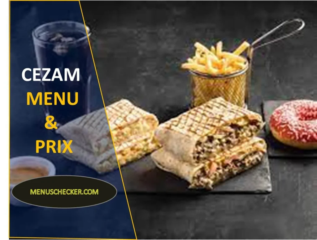 Cezam Restaurant Menu and Prix