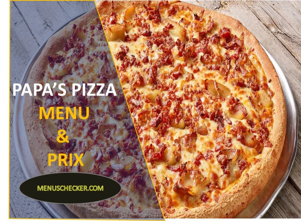 Papa's Menu and Prix France