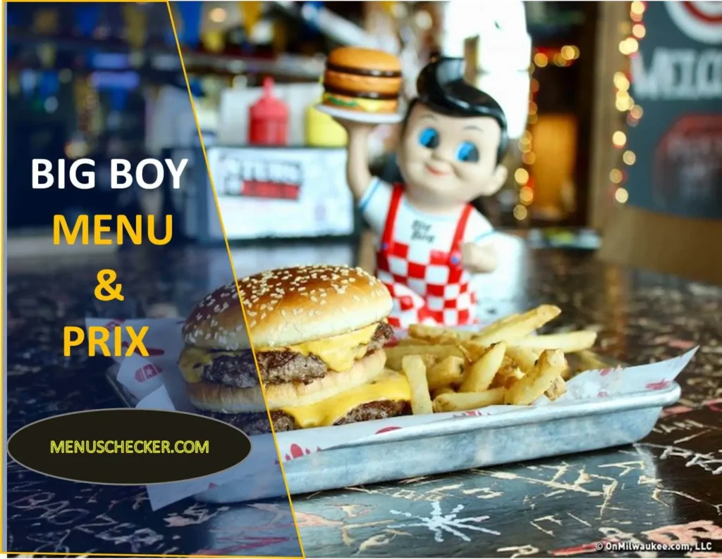 chez big boy menu and prix frnace