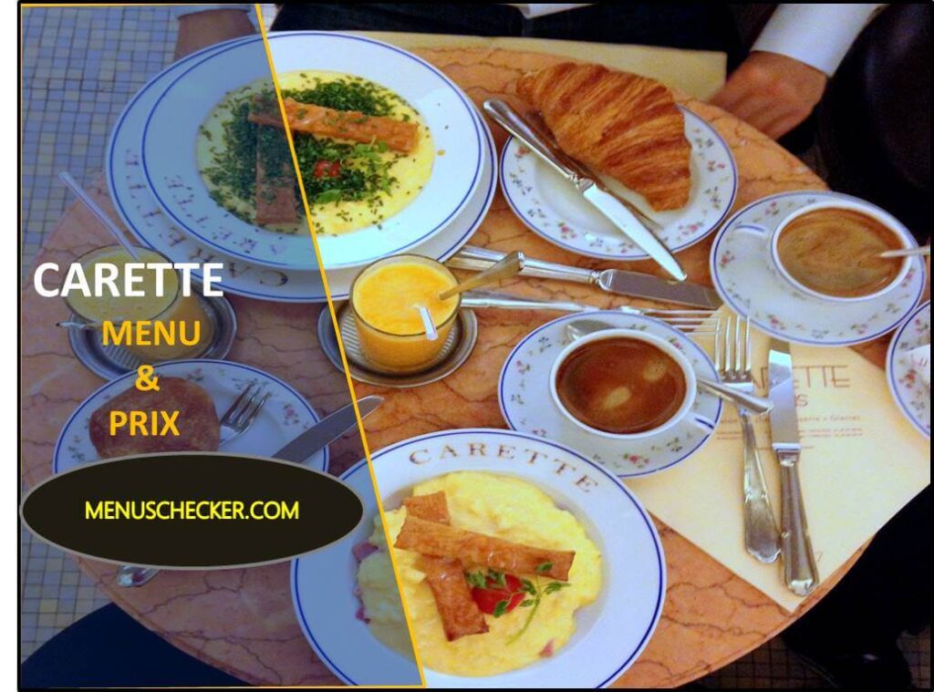 Carette Menu & Prix France