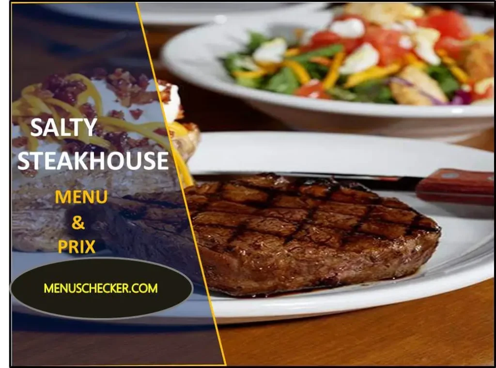 Salty Steakhouse Menu & Prix France