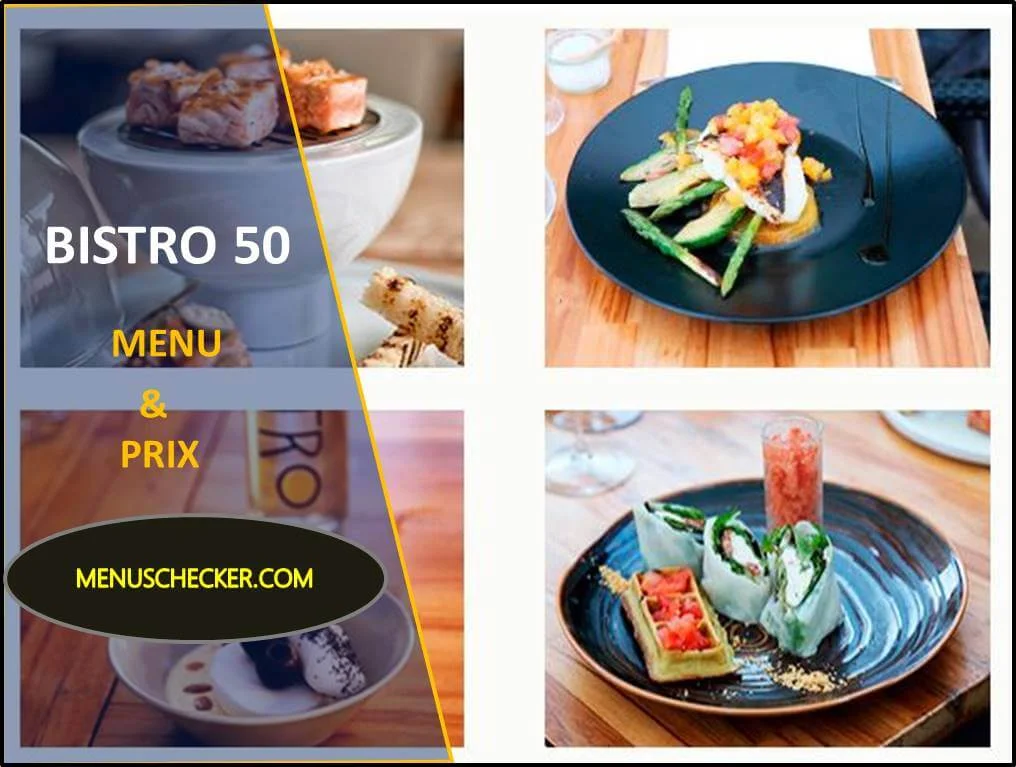 Bistro 50 menu and Prix France