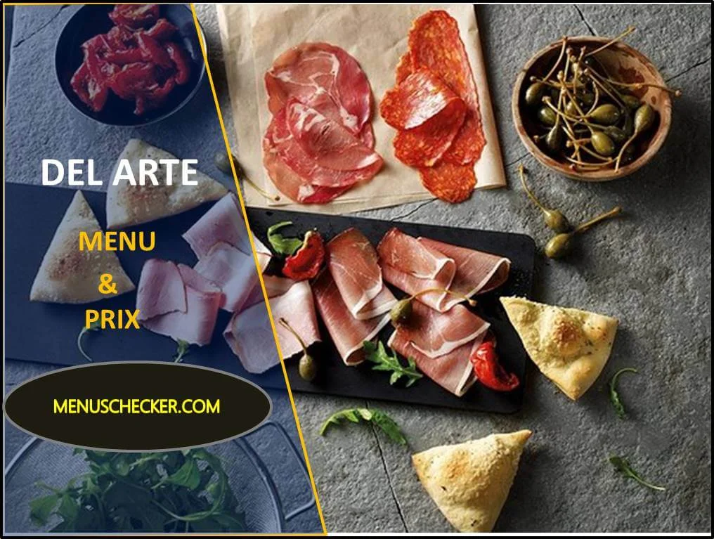 Del Arte Menu and Prix Farnce