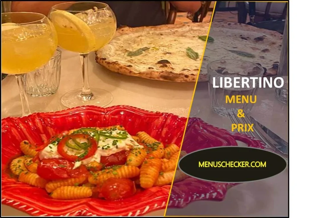 Libertino Menu and Prix France