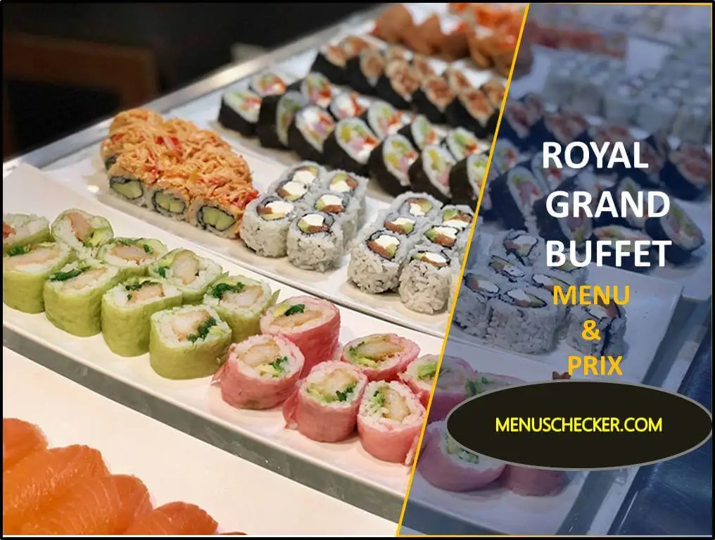 Royal Grand Buffet Menu & Prix France