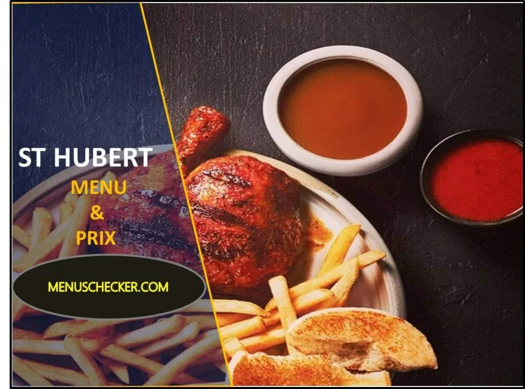 St Hubert Menu and Prix France