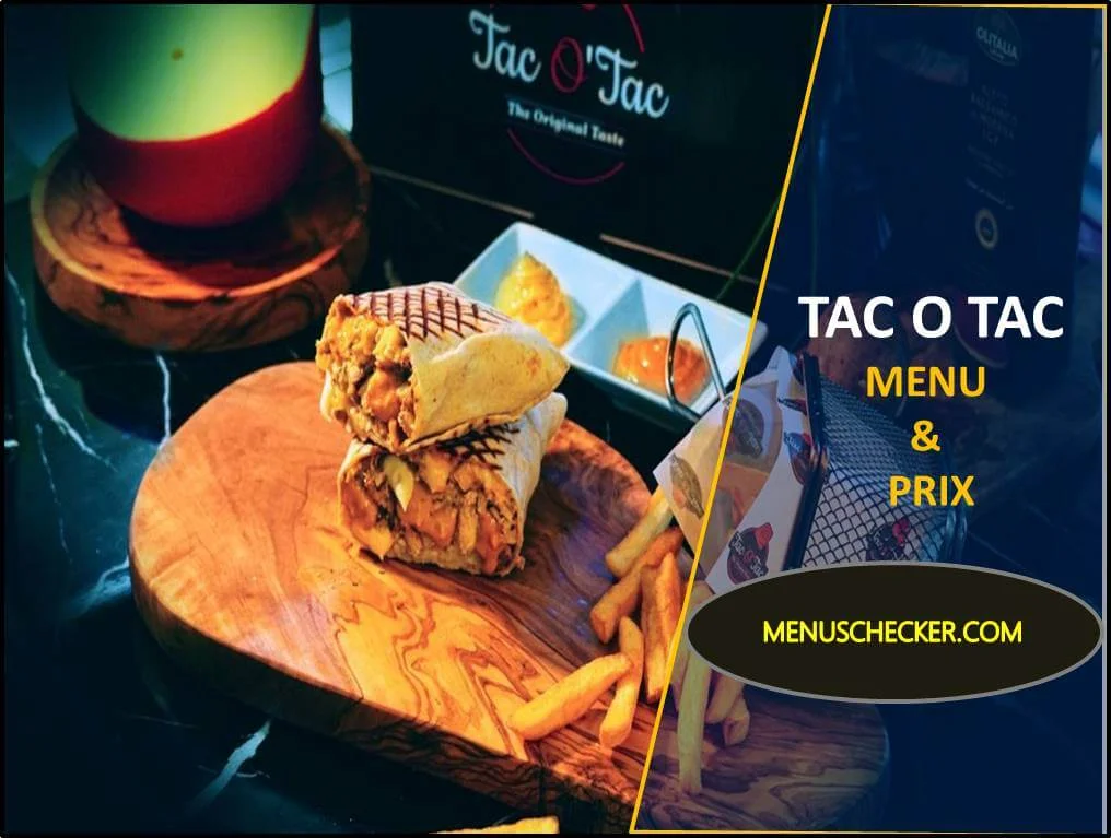 Tac o Tac Menu and Prix France