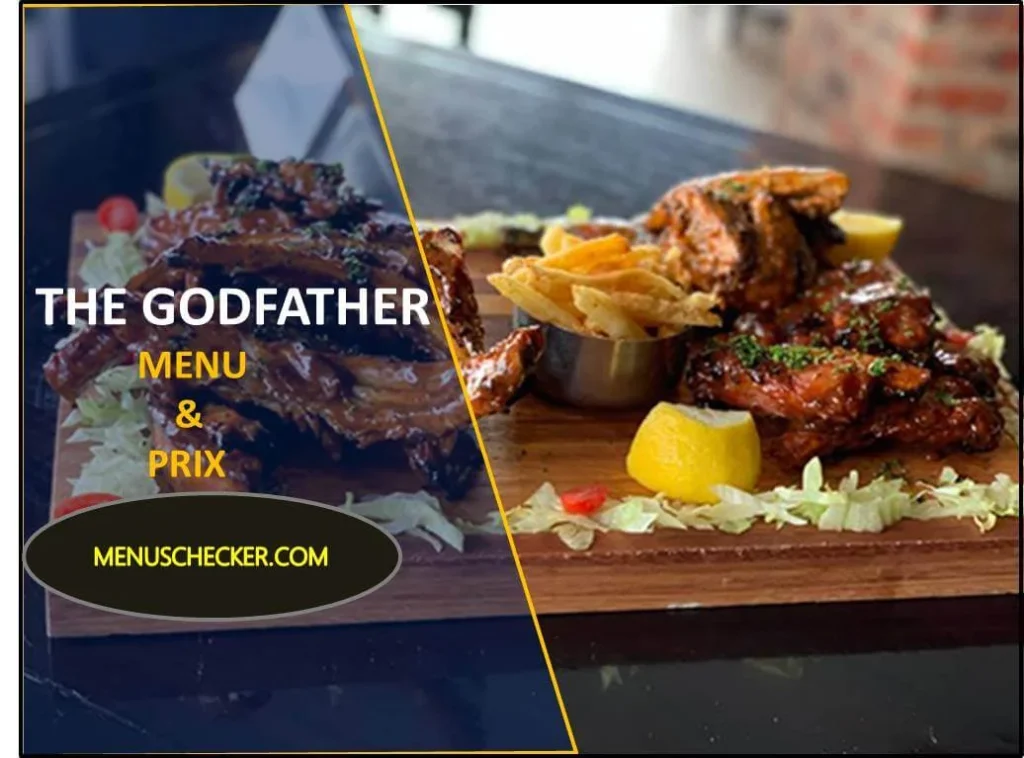 The Godfather restaurant menu and prix france