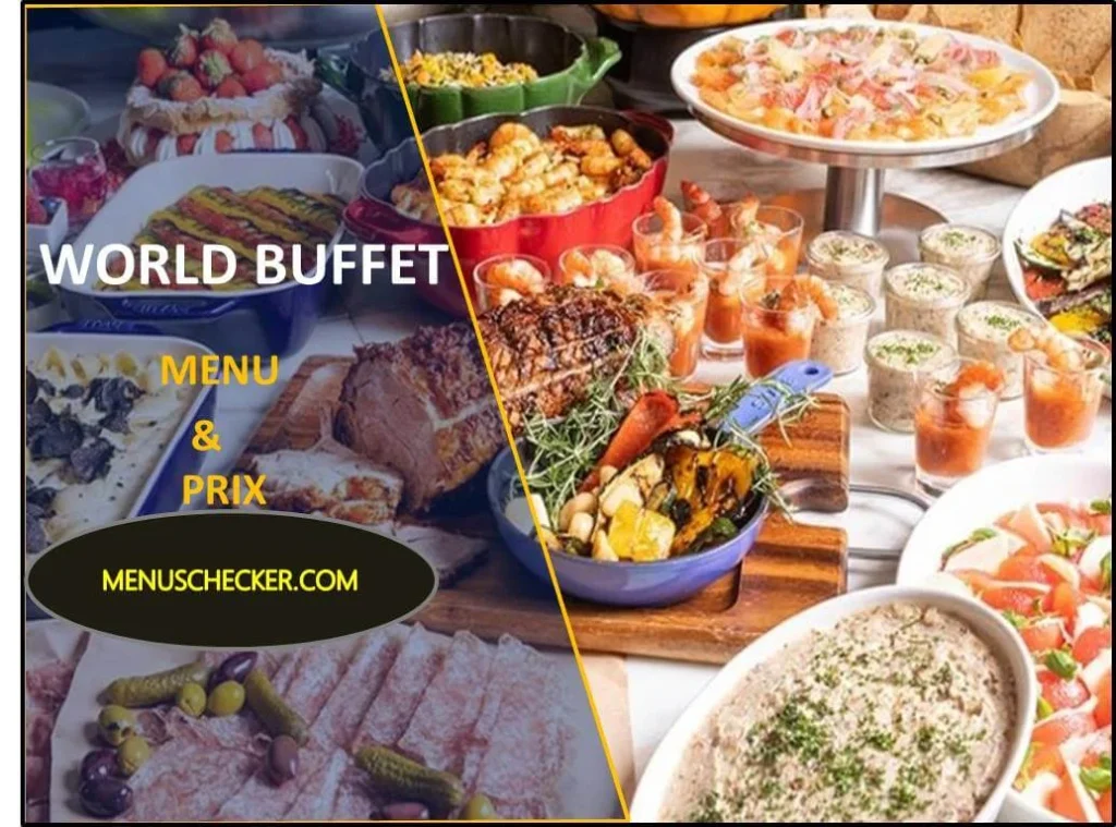 World Buffet Menu and Prix France