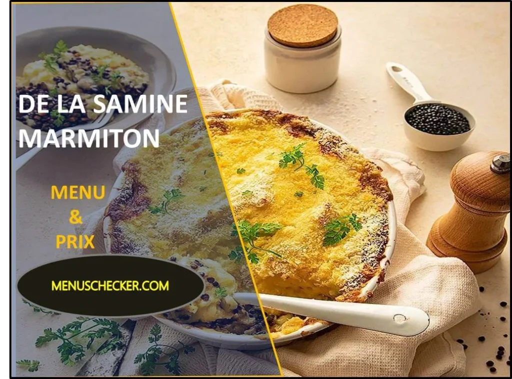 De La Semaine Marmiton Menu and prix France