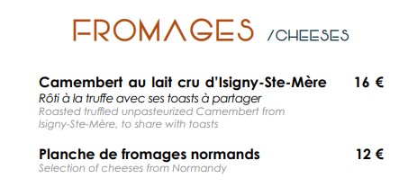 FROMAGES