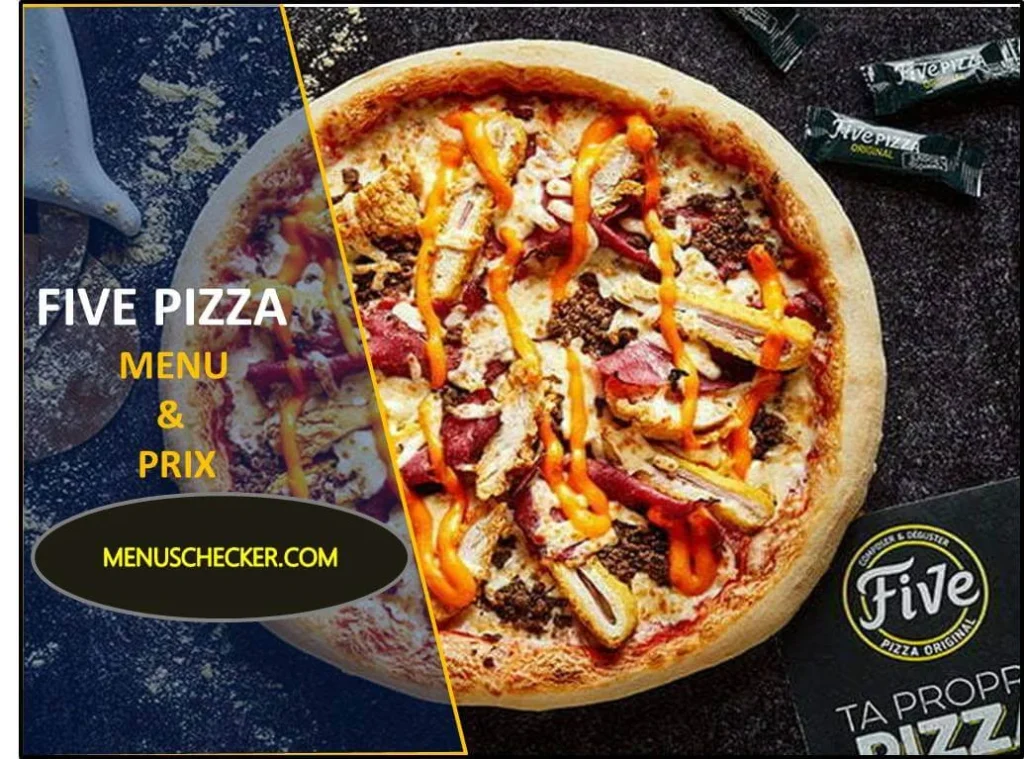 Five Pizza menu and prix France