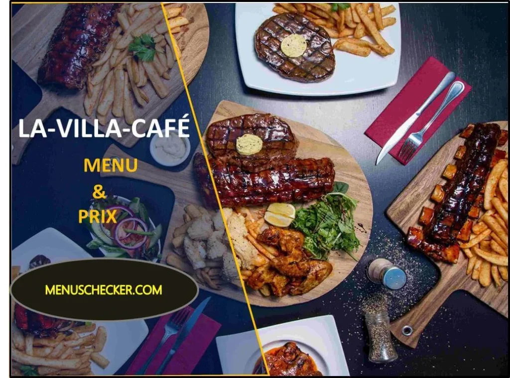 La Villa cafe menu and prix France