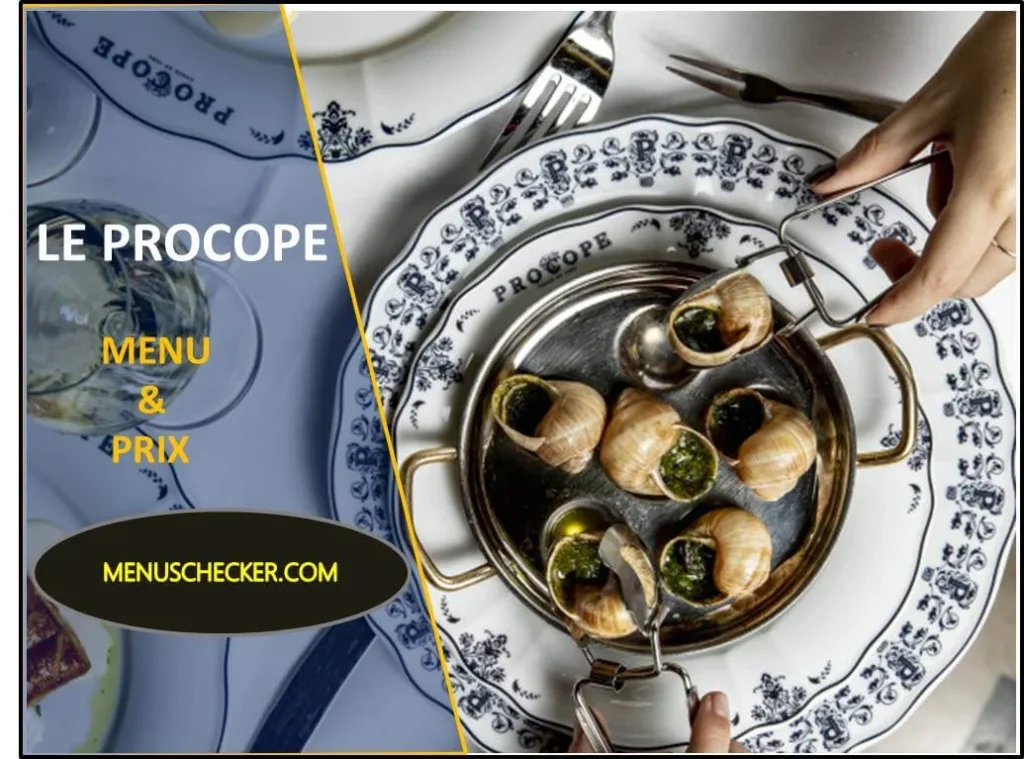 Le Procope Menu and prix france