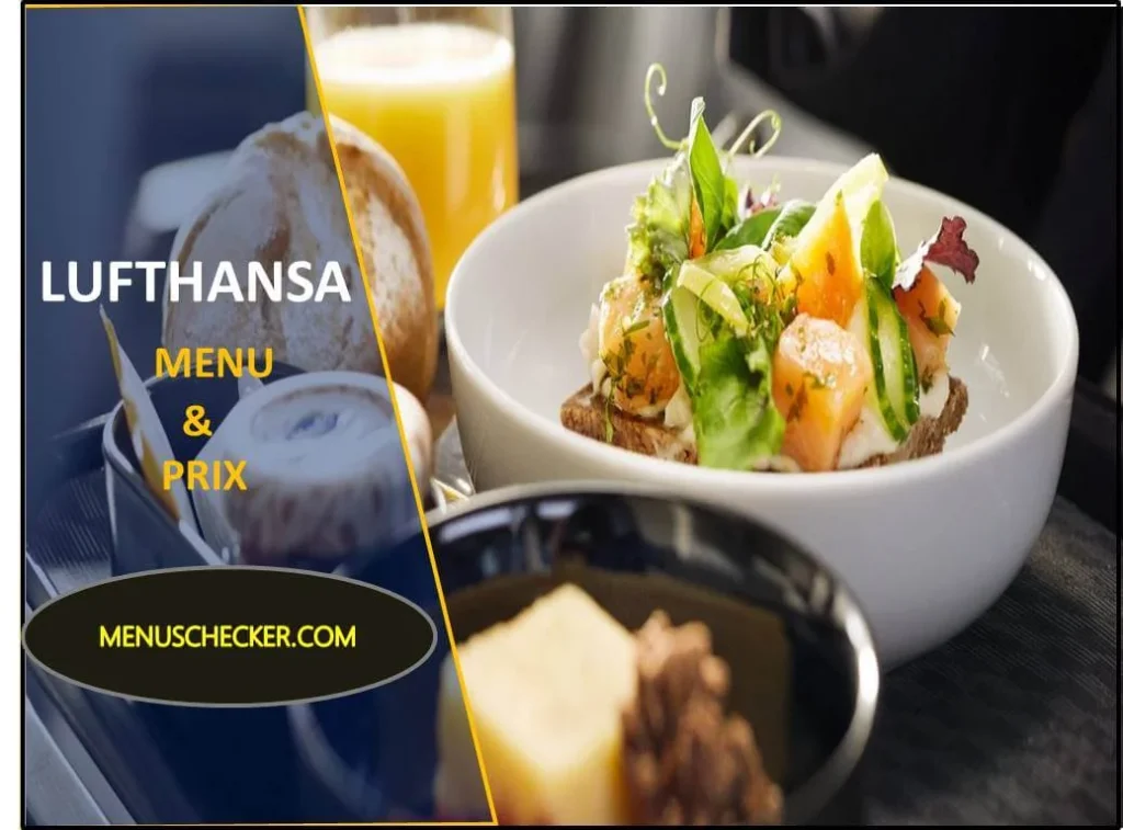 Lufthansa menu and prix France