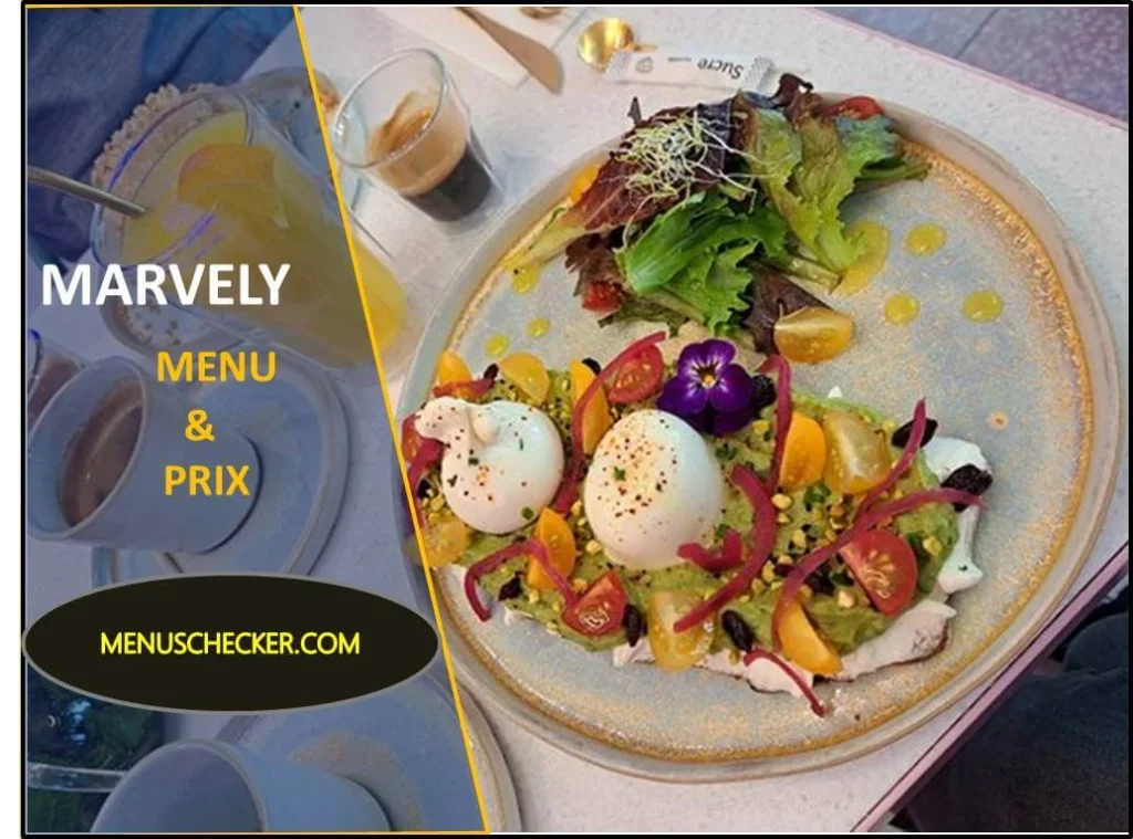 Marvely menu and prix france