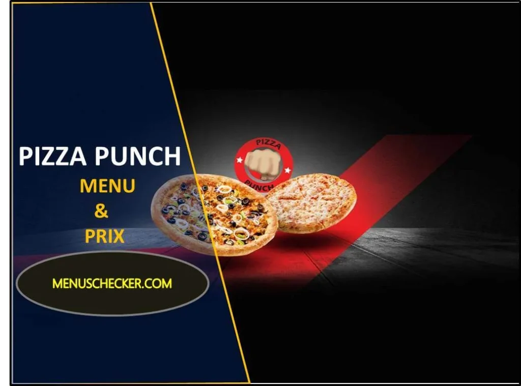 Pizza Punch menu and Prix France