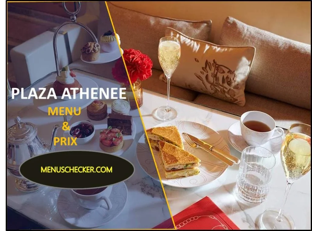 Plaza Athénée Menu and prix France