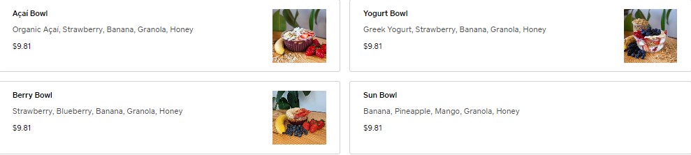 Godly Smoothies bowls