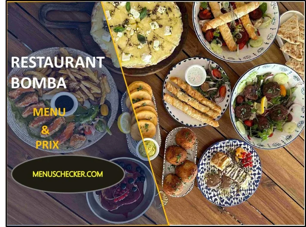 Restaurant Bomba Menu and Prix France