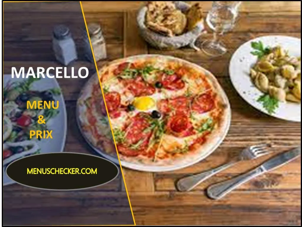 Restaurant marcello menu and prix France