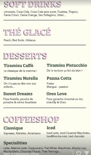 Italian queen  Desserts