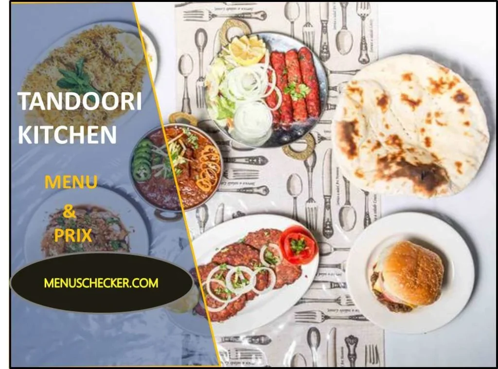 Tandoori Kitchen Menu and Prix France