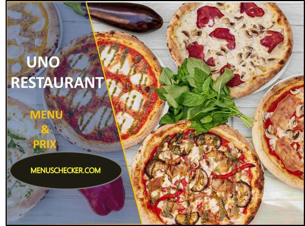 Uno Restaurant Menu and Prix France