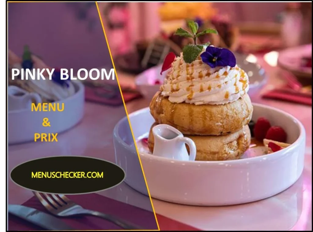 pinky bloom menu and prix france