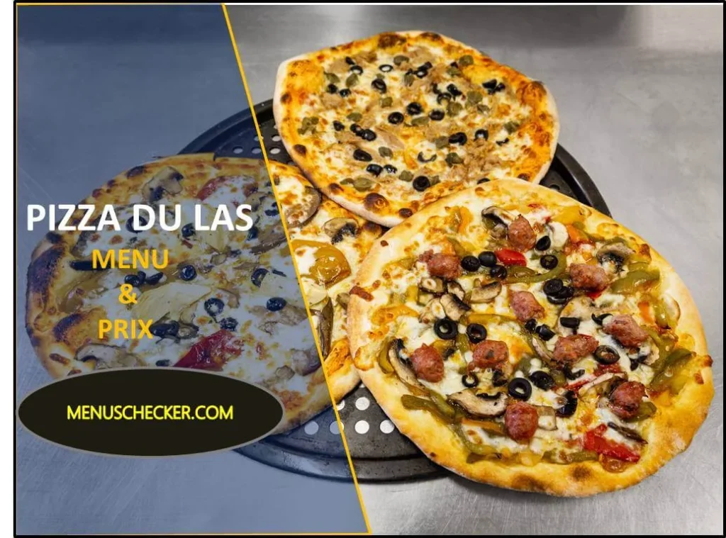 pizza du Las menu and prix france