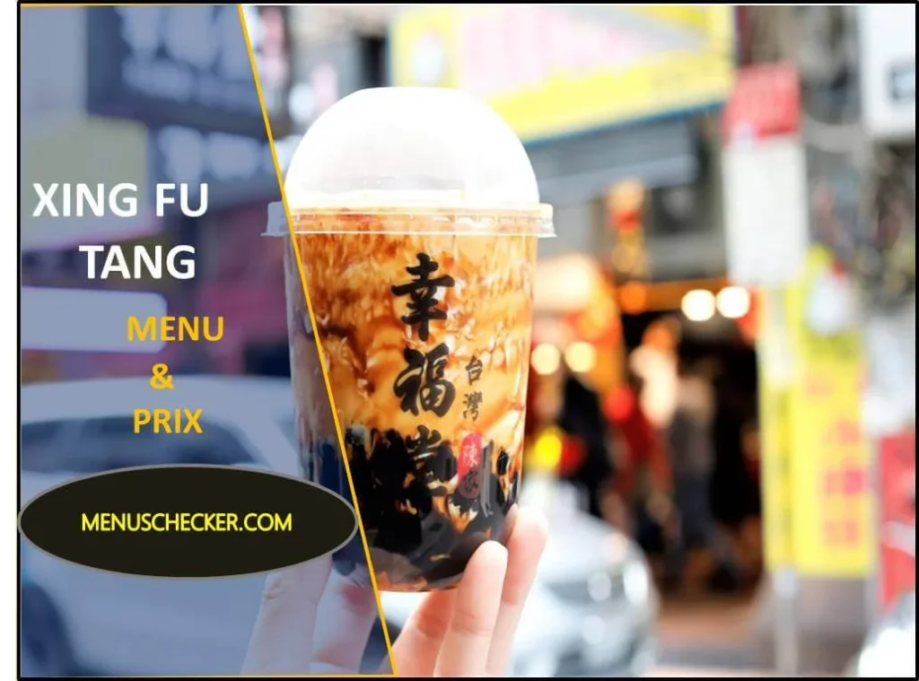 xingfutang menu and prix france