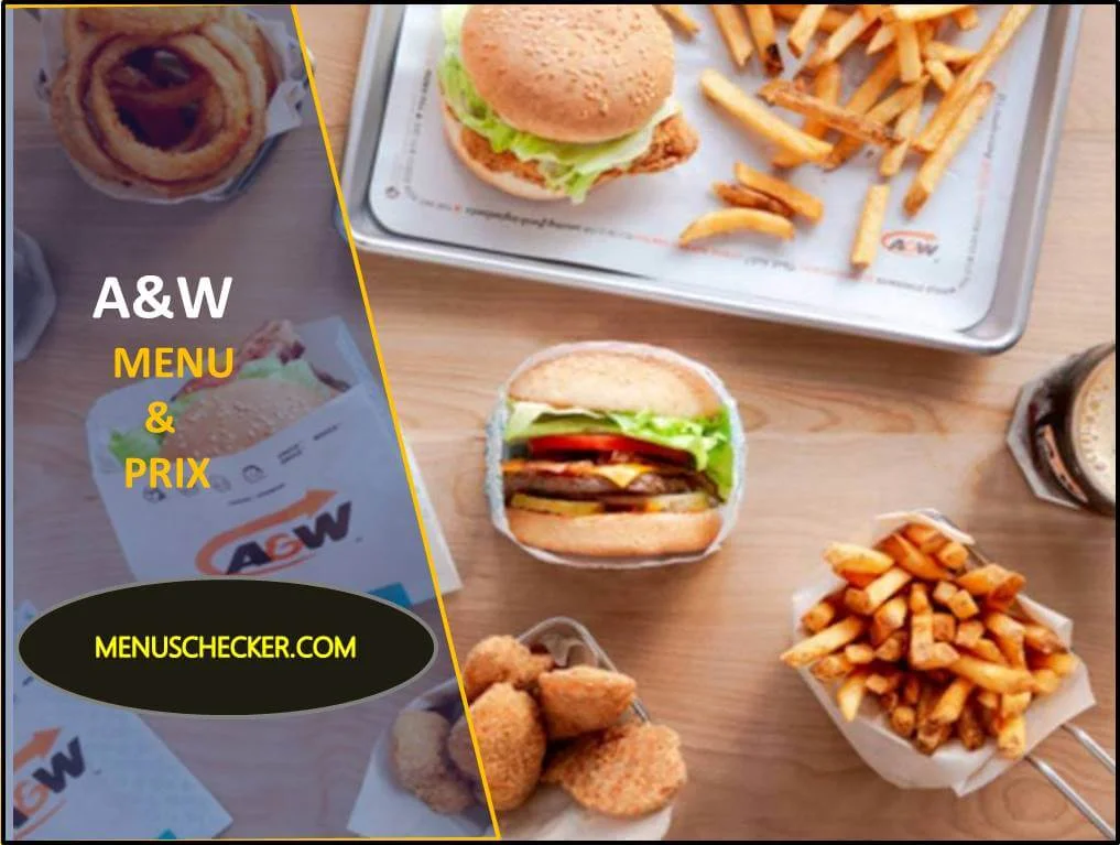 A&W menu and prix France