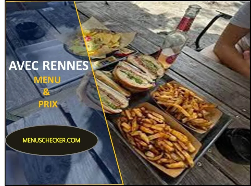 Avec Rennes Menu and prix France