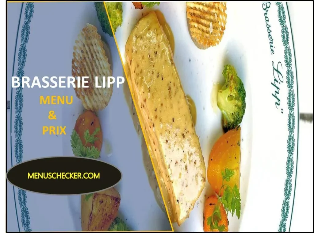 Brasserie Lipp Menu and prix France