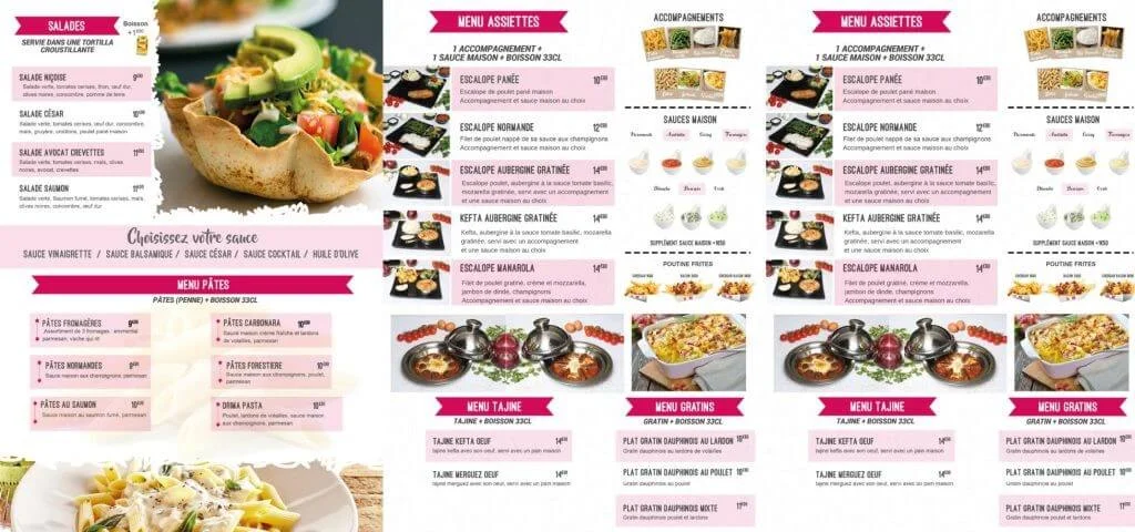 Drima grill menu carte 1