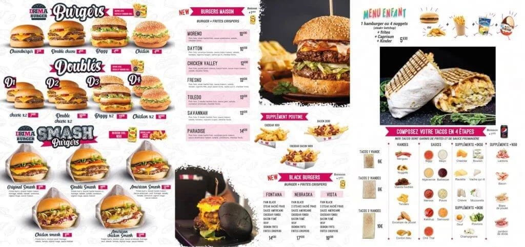 Drima grill menu carte 2