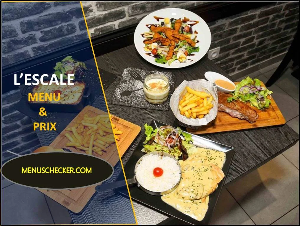 L'Escale Menu and Prix France